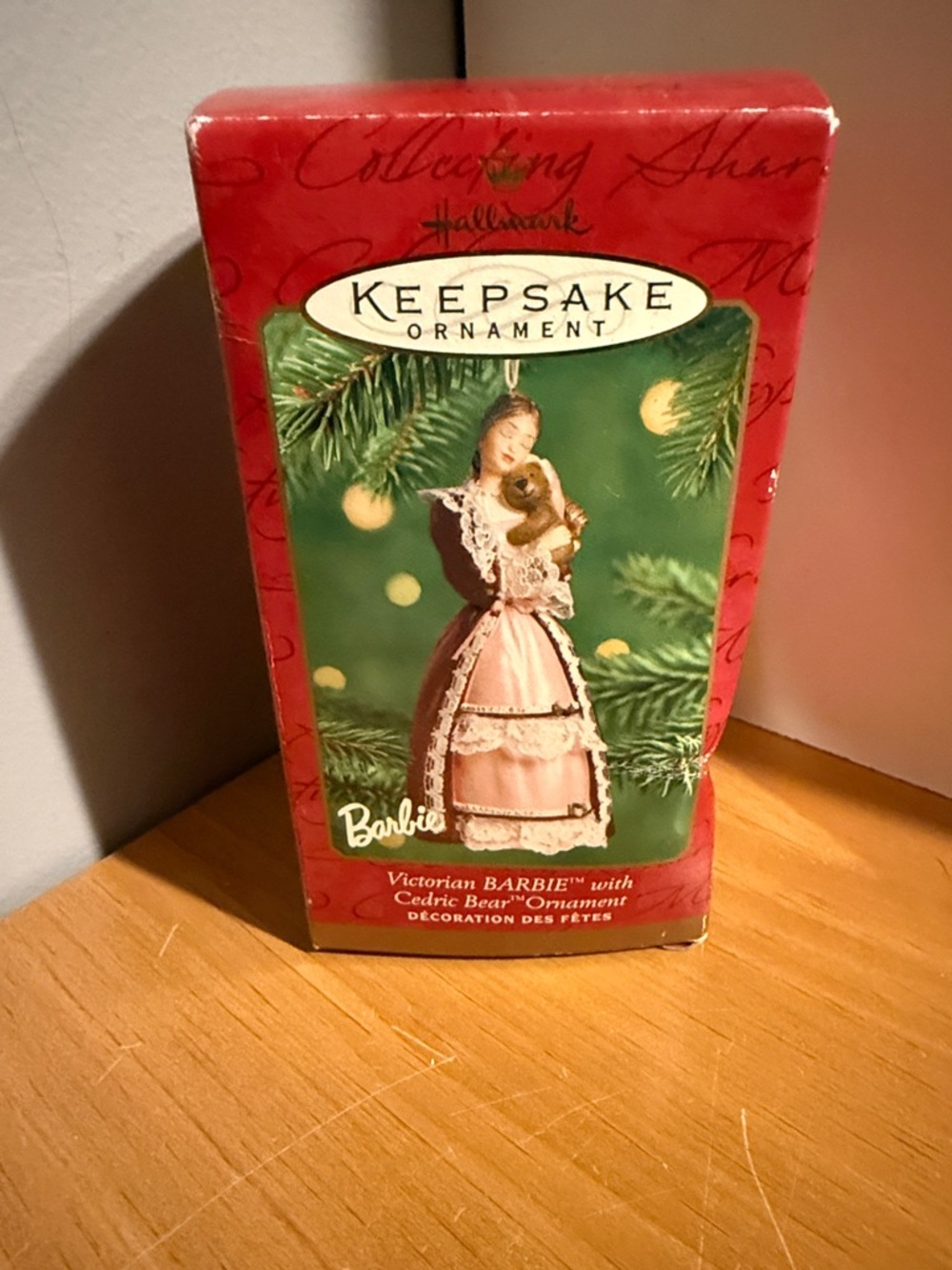 Hallmark Barbie Victorian Ornament in Pink and Brown